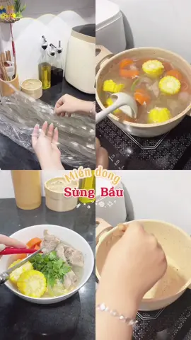 Lần đầu ăn thử miến dong sùng bầu, cũm ngon ớ 🍲🤤 #miendongsungbau #pandane26 #cookwithme #unboxing #reviewanngon 