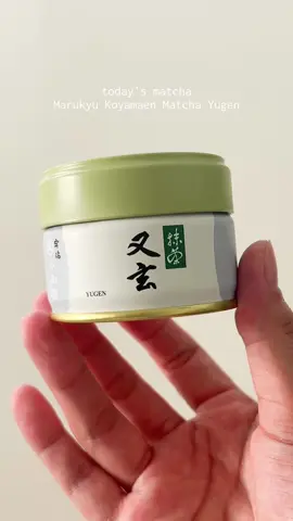 today's matcha 🍵 #marukyukoyamaenyugen #marukyukoyamaen #matchatok #matchatiktok #matchayugen 