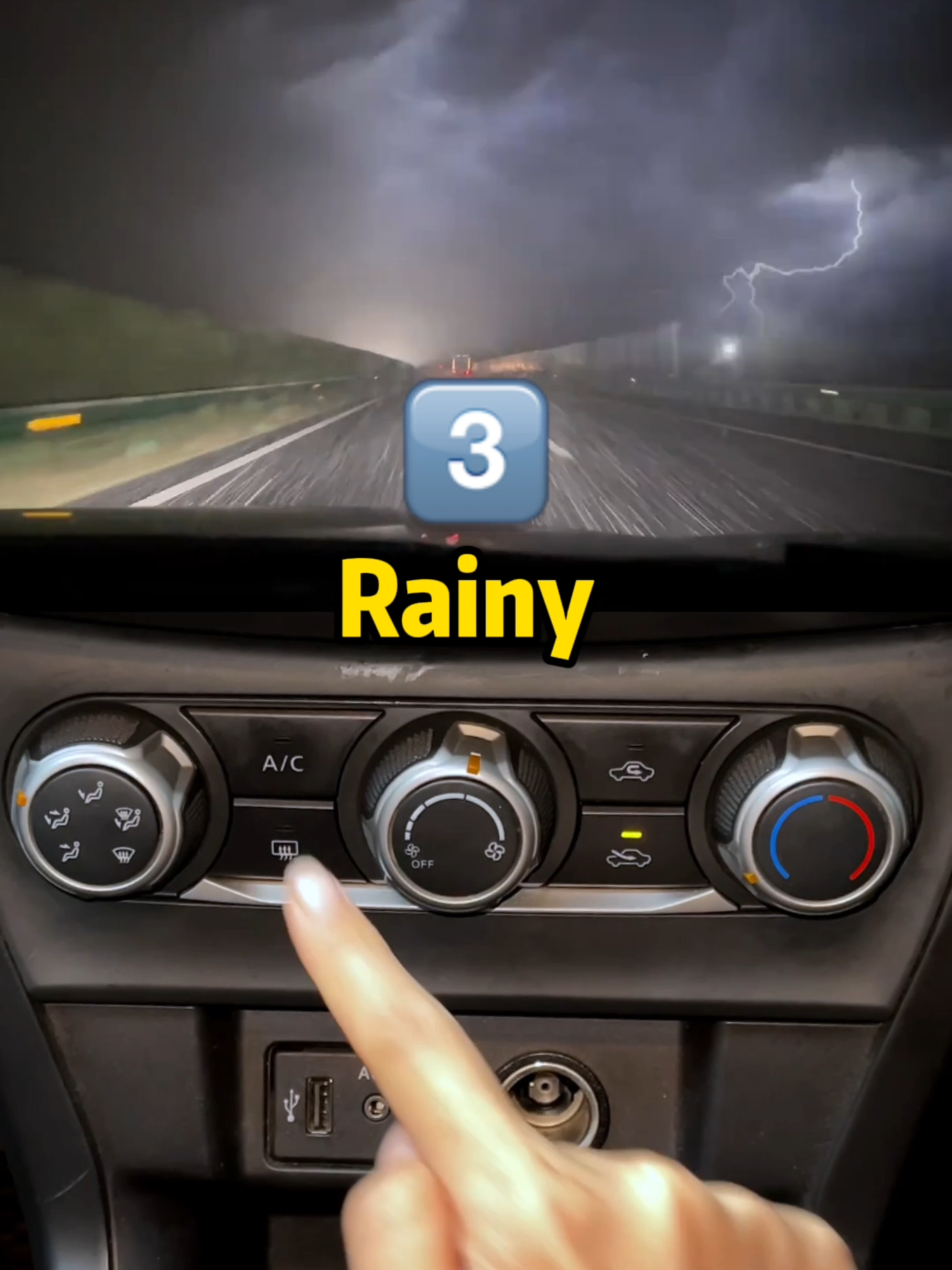 How to use the car AC button#driving #skills #tips #knowledge #fpy