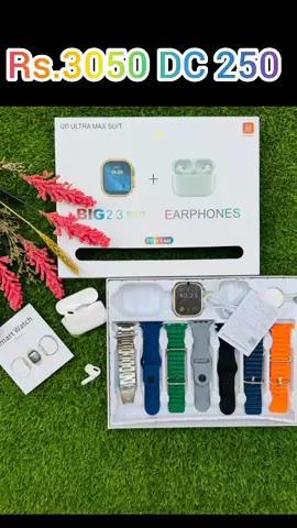 *Introducing the smart watch with airpods*– a premium blend of elegance, innovation, and superior audio performance. This bundle offers the ultimate combination of style and functionality, making it the perfect set for those who appreciate luxury on their wrist and in their ears. With the Crown i60 smartwatch and the latest AirPods, you’ll enjoy seamless connectivity, cutting-edge technology, and an elevated lifestyle experience. Whole sale price 3050/ delivery charges 250 #WatchGoals  #TimepieceTuesday  #WatchLove  #HandWatch  #WristGameStrong  #WatchAddict  #TimelessStyle  #WatchCollector  #FashionWatch  #AccessoriesLover 