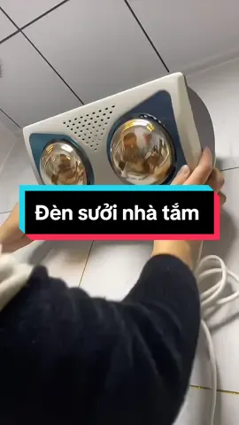 Đèn sưởi nhà tắm 2 bóng công suất 550W, sưởi ấm nhanh chỉ trong vài phút. #GamingOnTikTok #giadinhviet #giadungtienich #dogiadunhthongminh #densuoinhatam #densuoi #xuhuong 