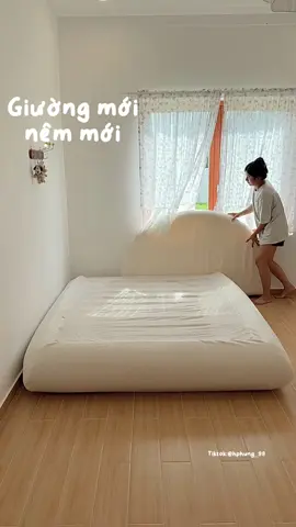 Nhìn cái giường là muốn ngủ liền 😆🫶 #homedecor #phungreview #xuhuong #decorphong 