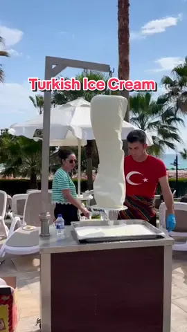 Traditional Turkish Ice-cream, Antalya🍦🇹🇷 #antalyaturkey #antalyaside #traveltiktok #foryou #foryoupage #fyp #turkishicecream #streetfood 