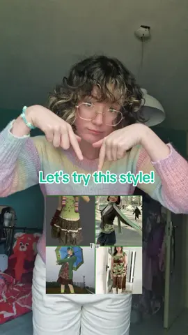 Is it called whimsy twee or gremlincore ? I'm not sure haha, but I saw it on my fyp and decided to try style an outfit in that style! I am currently chronically ill and unable to do much with my body, but getting dressed doesn't take a lot of energy from me ❤️💤 #grwm #ooc #fyp #foryoupagee #twee #tweecore #whimsytwee #gremlincore #fashion 