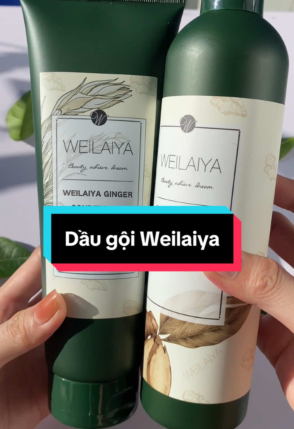 Dầu gội xả gừng giảm rụng, kích mọc #xuhuong #minishop0707 #LearnOnTikTok #xaykenhtiktok2024 