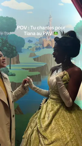 Tout le monde et Venue regarder sur le côté quand j’ai commencé à chanter 🥲 ##pov##tiana##disneylandparis##pav