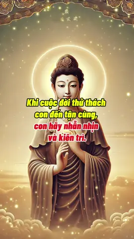 Chấp Nhận Vượt Qua: Bài Học Từ Phật Pháp Về Nghị Lực Sống.#phattutam #phatphapnhiemmau #fyp #xuhuongtiktok 
