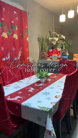 Christmas design table cover , makapal at very maganda ang mantel na to . Mag papahuli kapaba ?? #budolfinds  #affliatemarketing #christmasmantel #finds #fyp 