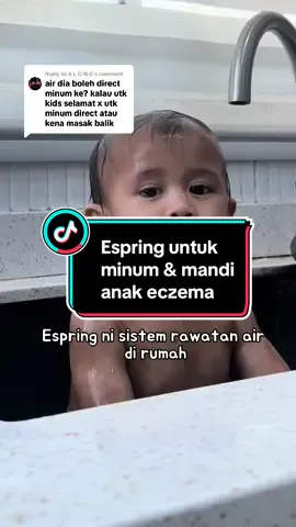 Replying to @A L O N G Tak payah susah2 masak sebab air espring dah sangat selamat dan sihat untuk seisi keluarga. #eczema #eczemaawareness #eczematok #eczemaflareup #eczemahealing #espring 