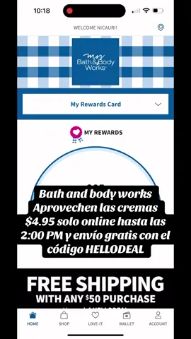 Body cream en espacial online #bathandbodyworks #bodycream  #bathandbodyworks 