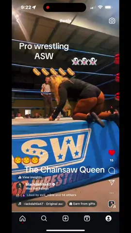 #chainsawqueen #prowrestler #prowrestling #theblackdahlia #crpsawareness🧡 #professionalwrestling #crps #horror #chainsaw #followyourdreams 