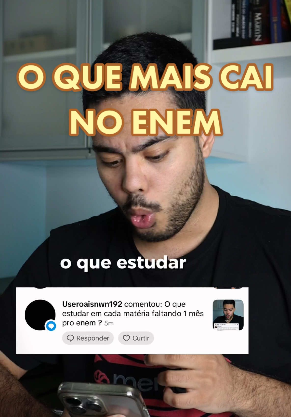 Tudo o que mais cai no enem em 1 minuto 😳 #enem2024 #ensinomedio #vestibular #vestibulando #escola #professor 