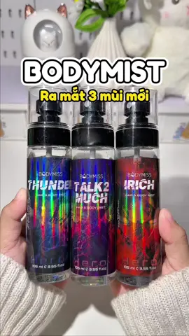 Bodymist ra mắt 3 mùi mới nè mấy bồ ơi #bodymist #bodymisteherb #xitthombody 