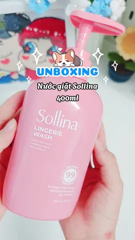 Nên giặt đồ nhỏ riêng nha mấy nàng ơi #unbox #sollina #nuocgiatdochip #nuocgiatsollina #anhmuachoem 