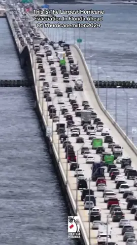 This Is The Largest Hurricane Evacuation In Florida Ahead Of #hurricanemilton2024 #PrayersForFlorida #hurricanemilton2024 #hurricane #hurricanemilton #florida #milton #tropicalstorm #Milton2024 #Category5 #FloridaStorm #fyp #fypシ 
