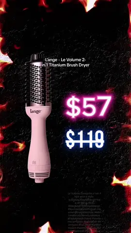 Create salon-worthy blowouts at home with one easy-to-use styling tool! Le Volume combines a hair dryer with a style-sculpting thermal brush  sale on tiktok shop #levolume #levolumelange #levolumetitaniumbrush #levolumebrushhairdryer #levolumebrush #levolumeeleve #levolumedechanel #levolumecombines #createhair #hairstyles #hair #hairtransformation #women #drymyhair #blowbrush #lange #langehair #langeblowdrybrush #blowdry #dryerbrush #hairtok #hairgoals #smoothair #blowout #titaniumbrushdryer #levolume60  #hairtool #longhair  #TikTokShopBlackFriday #TikTokShopCyberMonday #ShopLatinOwned #FalIDealsForYou @langehair 
