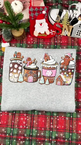 Cute Gingerbread Christmas Coffee Sweatshirt 🎄❄️💚🍪 #christmas #christmassweater #gingerbread #cookieman #christmastok #ChristmasLook #christmassweatshirt #christmasshirt #pinkxmas #pinkchristmas #christmasvacation #christmaslights #snowman #xmasgift #christmascountdown #christmas2024 #fyp #viral 