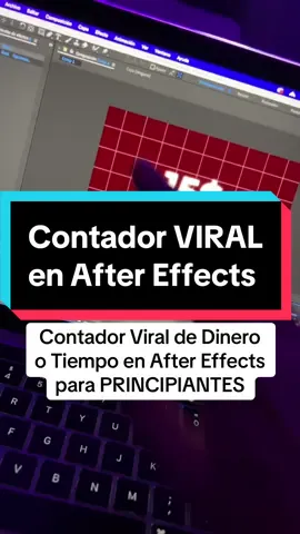 Así puedes hacer el Contador para Reels virales en After Effects para principiantes. 1-Crea un texto y ponle un 0. 2-Agrega el efecto de Control de Expresión y Control del Deslizador 3-Ahi anidamos el texto de origen y marcamos un keyframe en el Control de Deslizamiento 4- Pasados unos segundos cambiamos el número y marcamos otro keyframe 5- Para evitar los números tan largos abrimos la expresión y escribimos Math.round() 6- Para agregar el dolar u otra unidad agregamos + 