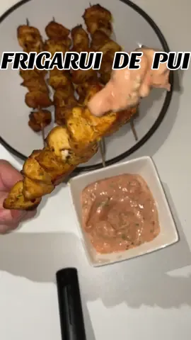 Frigarui de pui la air fryer 😍🥰 #airfryer #chicken #skewers #frigarui #pui #sos #Recipe 