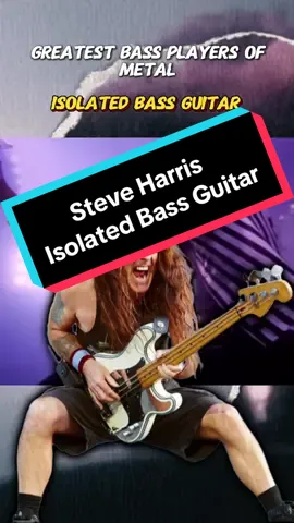⚡️Steve Harris⚡️Iron Maiden ⚡️Isolated Bass Guitar⚡️Greatest bass players of metal⚡️#ironmaiden #steveharris #metalhead #heavymetal #bass #musica #fyp 