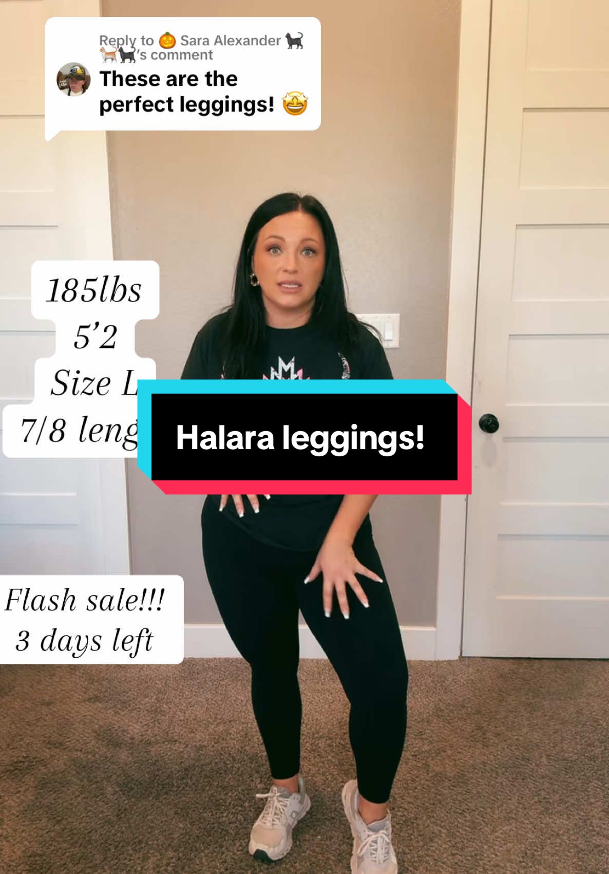 Replying to @🎃 Sara Alexander 🐈‍⬛🐈🐈‍⬛ #halaraleggings #socinchedhighwaistedleggings #flashsale #falldealsforyou 