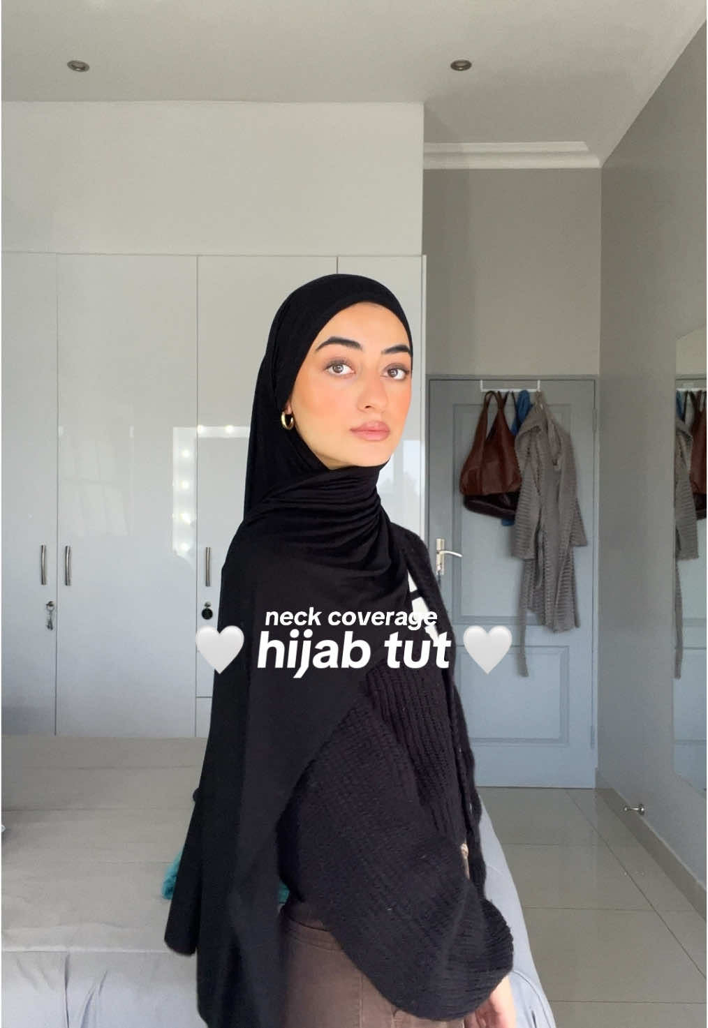 a neck coverage version of my fav hijab style 💝 #hijabtutorial #hijabtutorial #hijabitiktok #muslim #fyp 
