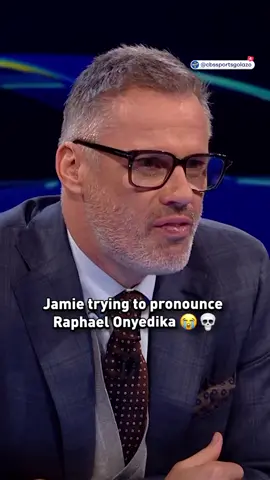 Another @23carra pronunciation masterclass on #UCLToday 😅 #ucl #championsleague #nigeria 