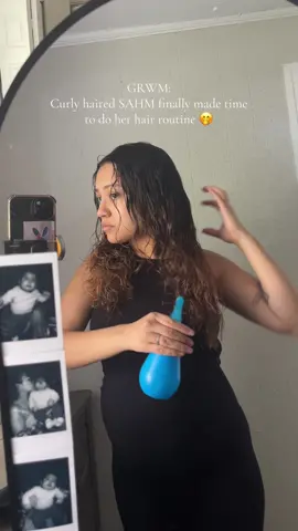 Curly hair isnt for the weak 😂💖  #curlyhairroutine #grwm #sahm  @target @Not Your Mother’s 