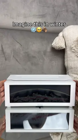 My mini fireplace 🥰 #diffuser #humidifier #relaxing #fyp 