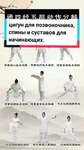 Китайская гимнастика цигун для позвоночника, спины и суставов для начинающих. Цигун рекомендуется при грыжах, остеохондрозе, сколиозе. #Цигун #Китайскаягимнастика #здоровье #Китай #здоровье #спина #тайчи 