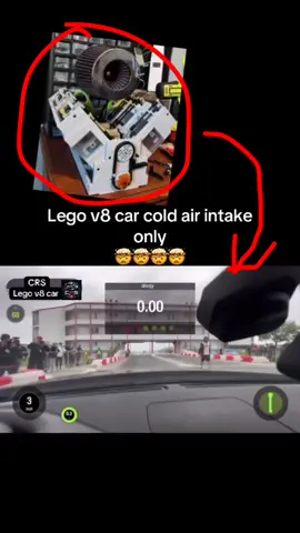 Haters will say its fake #lego #engine #v8 #funny #wow 