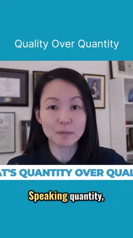 Boost Your Life with Quality Choices #careeradvice  #efficiency  #executivecoaching #executive  #focus  #focusonwhatmatters  #goalsetting  #leadership  #lessismore  #minimalism  #personalgrowth  #productivity  #productivitytips  #professionaldevelopment  #qualityfirst  #qualityoverquantity #successmindset  #valuetips  #drgracelee 