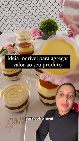 Minis pudim no pote.... ideia incrível de negócio!  #fouryou #vendastiktok #vendasonline #marketingdigital #ideiasdenegocios #negocios 