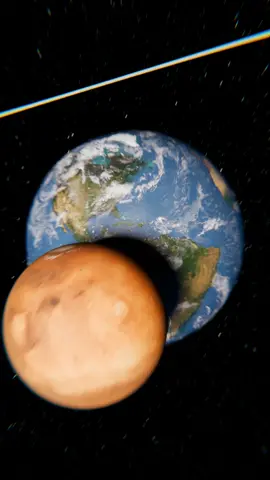 Sending earth n mars back to orbit  .... #distance #earth #mars #sun #animation #physics #solar #solarsystem #size #comparison #epic #3d #visualization #orbit #Astronomy