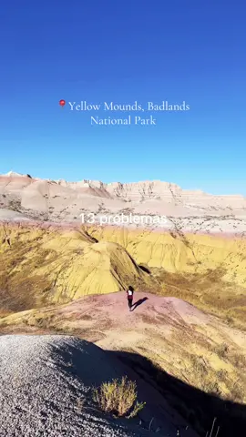Step outside, let nature heal your heart! 😊  #CapCutAmor #badlands #badlandsnationalpark #yellowmounds #cd_travelsnaps #southdakota #traveltok #travel #explore #foryoupageofficiall 