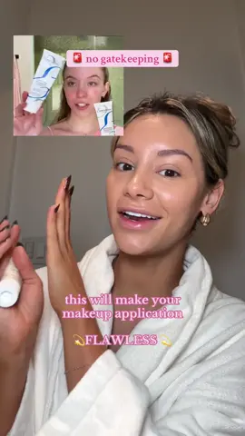 I could not gatekeep this from the GIRLS! If you struggle w having even makeup application, this is for you!!! Left me so hydrated and my makeup stays on way longer when i use it 💗 trust me on this i wouldn’t leave u astray 