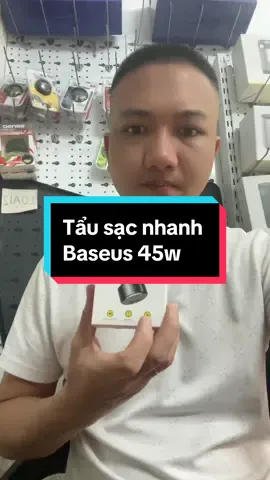 Tẩu Sạc Nhanh Baseus 45W chính hãng #baseus #tausacnhanhtrenoto #tausacnhanh 