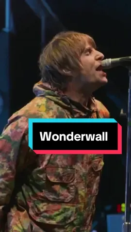You’re my Wonderwall #oasis #oasisreunion #oasislive #liamgallagher #rollitover #oasislive25 #livemusic #wonderwall #wonderwalloasis 