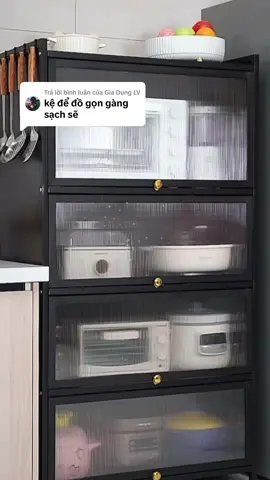 Trả lời @Gia Dụng LV Kệ để đồ nhà bếp thông minh, chất liệu thép carbon. #kededodanang #giadung #dogiadungthongminh #kenhabep 