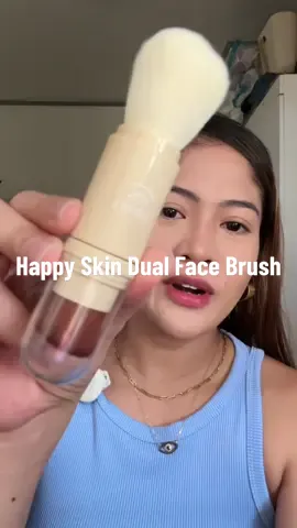 Happy Skin Dual Face Brush #happyskin #dualfacebrush #dualbrush #makeupbrush #makeuptools #makeup #fyp 