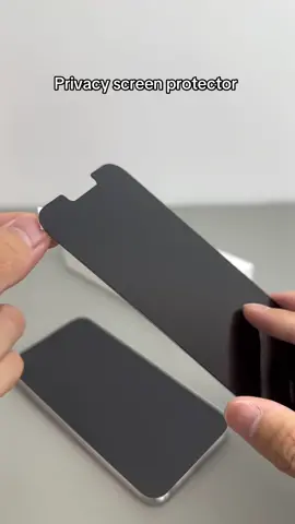 Black glass for iPhone 13 Pro max 📱📱📱😎😎😎 #peeping #screenprotector #glass #blackglass #fyp 