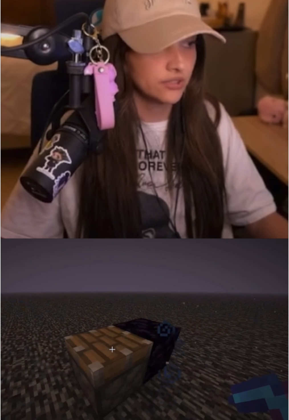 LO LOGROOO A LA PRIMERA ROMPIO BEDROCK la prota #vicky #vickypalami #Minecraft #streamer #clips #fyp #parati 