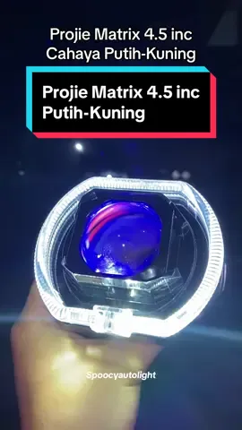 Sekarang hadir versi cahaya putih-kuning #biled #biledprojector #biledmatrix #lampumobil #lampumotor #danapelajar 