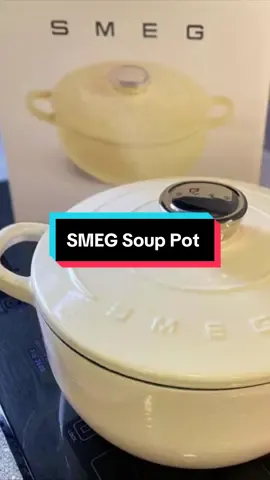 SMEG Double ear Enamel Cast Iron Soup Pot 24cm Household Large Capacity Non stick Stew Pot Soup Pot Milk Oil Color #foryourpages 