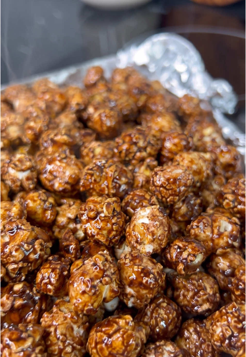 Chocolate popcorn. 🍫