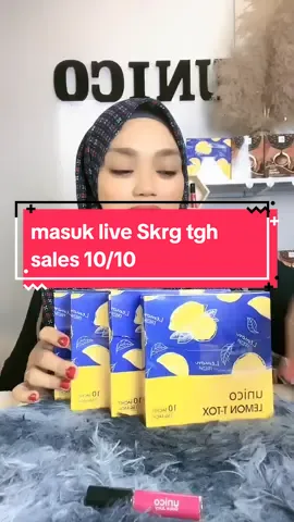 #LIVEhighlights #TikTokLIVE #LIVE masuk live Skrg tgh promo#unicolemonttox #barangsampaibarubayar #unicohq 