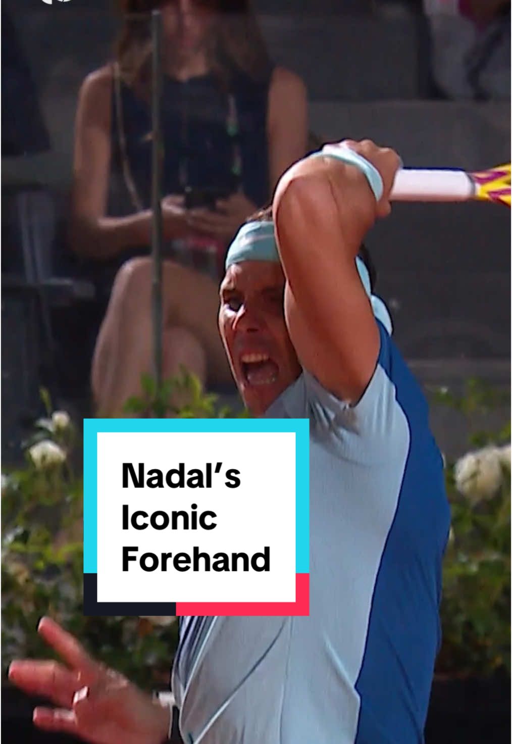 Iconic shot. Iconic player. ❤️ #nadal #tennis #tennistv 