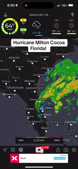 Tune In To See Hurricane Milton In Action! #fyp #foryoupage #hurricanemilton #milton #foryoupageofficiall #hurricanes #liveupdate #damage #fypage #trending #hurricaneeye #hurricanecoverage #electriciansoftiktok #CapCut 