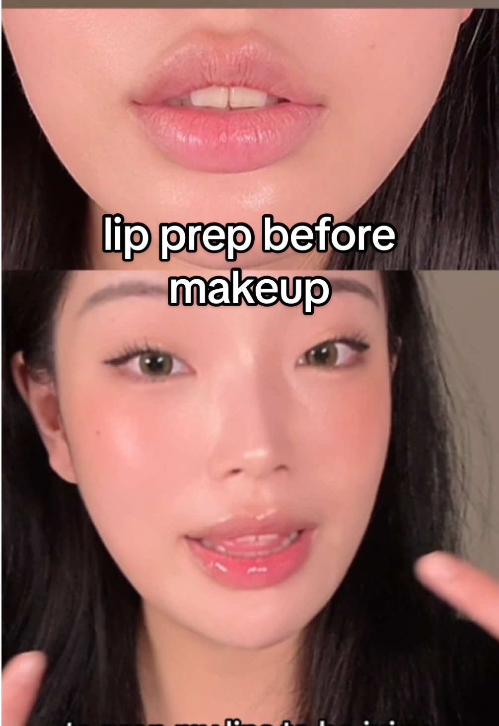 everyday lipcare routine for plump juicy lips with literally any lip product!#skincare #skincareroutine #lipmask #lipcare #lipbalm #lipplumper #skinprep #koreanskincare 