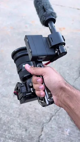 Sony FX 30 with XLR top handle Sony microphone and the Sigma 24 to 70 lets goo!